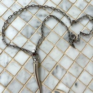 D&G sterling silver necklace.  24” length